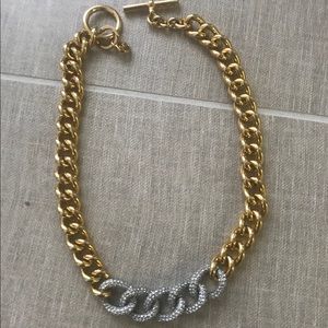MK Chunky Gold Chain Choker Necklace